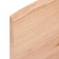 vidaXL Kylpyhuoneen työtaso v.ruskea 100x50x2 cm käsitelty täysi puu hinta ja tiedot | Pöytälevyt | hobbyhall.fi