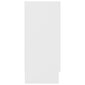 vidaXL Vitriinikaappi valkoinen 120x30,5x70 cm lastulevy hinta ja tiedot | Vitriinit | hobbyhall.fi