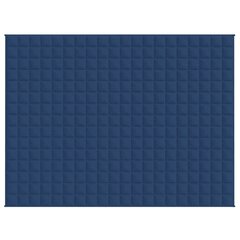 vidaXL Painopeitto sininen 150x200 cm 7 kg kangas hinta ja tiedot | Peitot | hobbyhall.fi