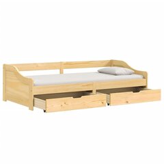 vidaXL Sohvasänky 2 laatikolla IRUN 90x200 cm täysi mänty hinta ja tiedot | Sängyt | hobbyhall.fi