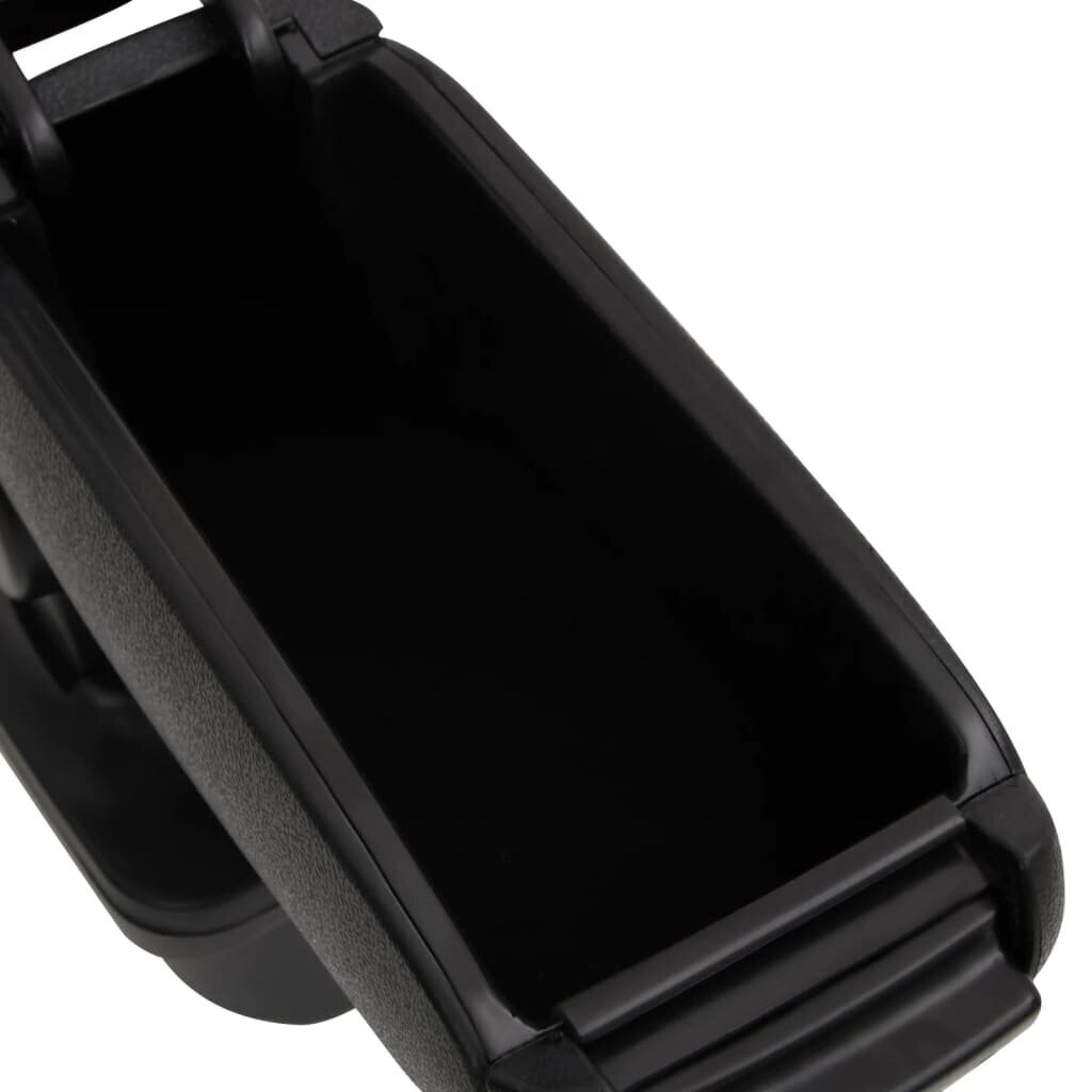 vidaXL Auton käsinoja musta 14x35x(37-53) cm ABS hinta ja tiedot | Lisätarvikkeet autoiluun | hobbyhall.fi