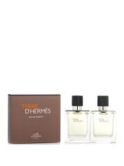 Hermès Terre D´ Hermes Edt Spray 2 x 50 ml hinta ja tiedot | Miesten hajuvedet | hobbyhall.fi