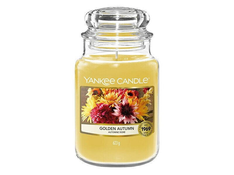Yankee Candle Golden Autumn aromaattinen kynttilä, 623 g hinta ja tiedot | Kynttilät ja kynttilänjalat | hobbyhall.fi