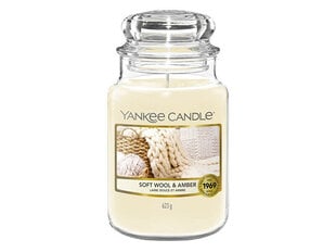 Yankee Candle Soft Wool & Amber aromaattinen kynttilä, 623 g hinta ja tiedot | Kynttilät ja kynttilänjalat | hobbyhall.fi