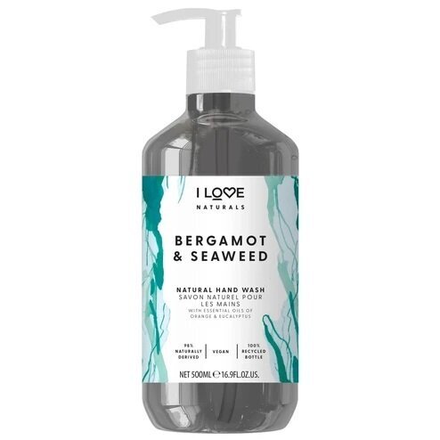 Natura ls Bergamot & Seaweed kosteuttava käsisaippua, 500 ml hinta ja tiedot | Saippuat | hobbyhall.fi