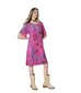 Zabaione naisten mekko CARLA KL*38, pinkki 4067218966302 hinta ja tiedot | Mekot | hobbyhall.fi