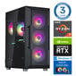 INTOP AQUA Ryzen 7 7700X 32GB DDR5 500SSD M.2 NVME+2TB RTX4060Ti 8GB WIN11 hinta ja tiedot | Pöytätietokoneet | hobbyhall.fi