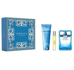 Setti Versace Man Eau Fraiche: EDT miehille 100 ml + EDT miehille 10 ml + suihkugeeli 150 ml. hinta ja tiedot | Miesten hajuvedet | hobbyhall.fi