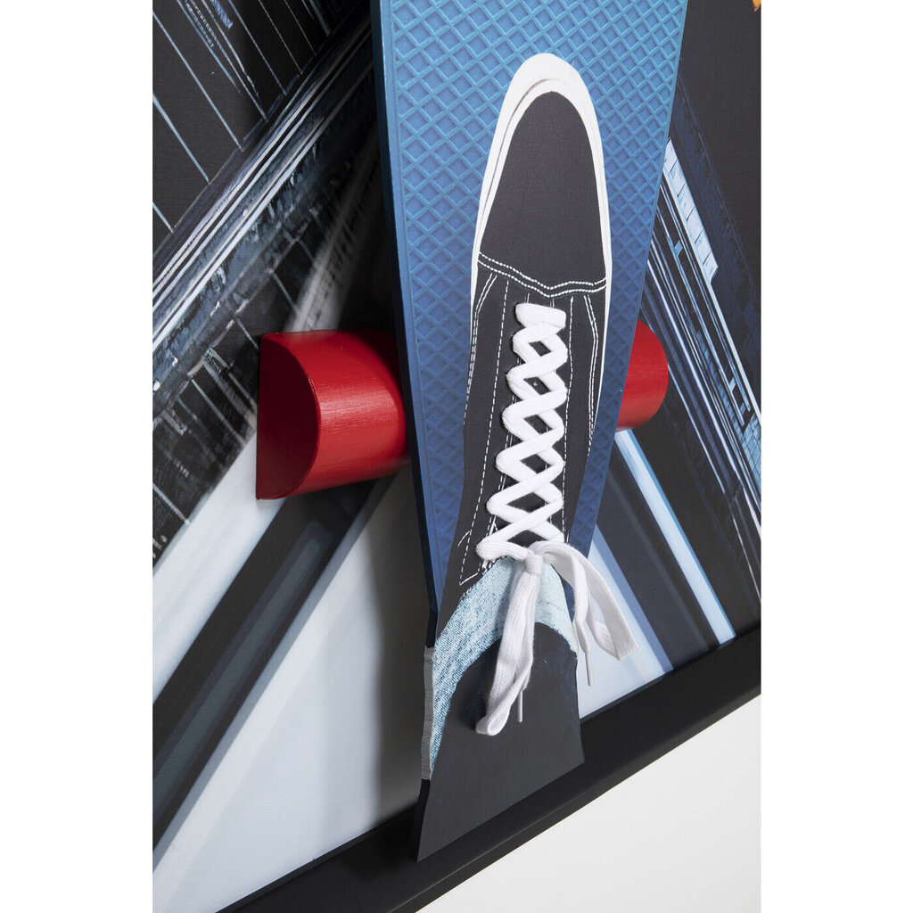 Taulu kehyksessä, Skyline, Skater 149x149cm hinta ja tiedot | Taulut | hobbyhall.fi