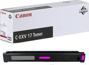 Canon alkuperäinen väriaine c-exv17 m, magenta, 36000p, 0260b002, canon ir-c4x80i, o hinta ja tiedot | Laserkasetit | hobbyhall.fi