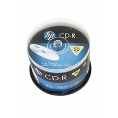 CD-R HP 50 kpl. 700 Mt 52x hinta ja tiedot | Vinyylilevyt, CD-levyt, DVD-levyt | hobbyhall.fi