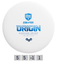 Diskas Midrange Driver GEO ORIGIN 5/5/-1/1 hinta ja tiedot | Frisbeegolf | hobbyhall.fi