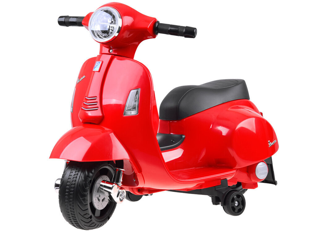 Lasten sähkömoottoripyörä - Vespa, punainen hinta ja tiedot | Lasten sähköautot | hobbyhall.fi