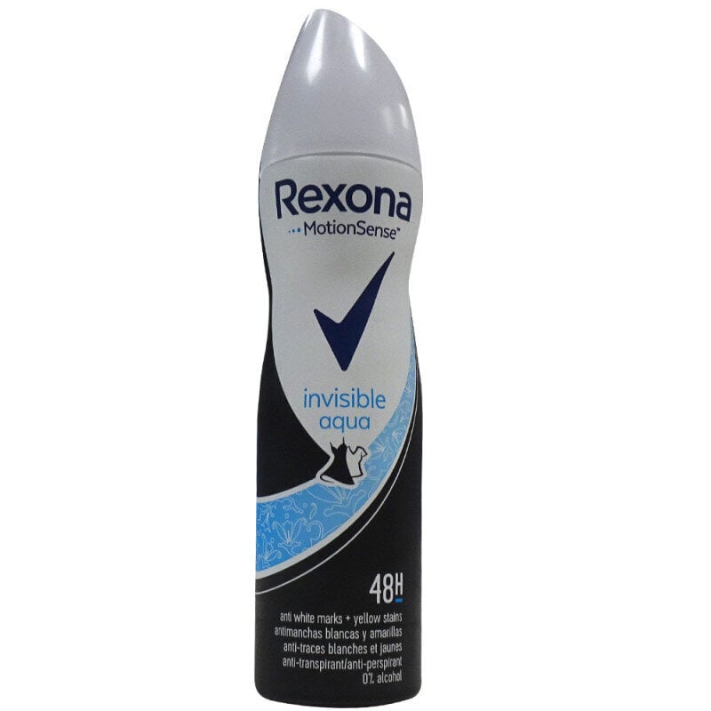 Antiperspirantti deodorantti Rexona Invisible, Aqua, 150 ml hinta ja tiedot | Deodorantit | hobbyhall.fi