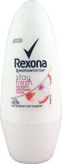 Deodoranttipallo Rexona Stay Fresh, valkoiset kukat ja litsi, 50 ml hinta ja tiedot | Rexona Hajuvedet ja kosmetiikka | hobbyhall.fi