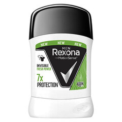 Antiperspirantti-deodorantti Rexona Men, Invisible Fresh Power, 50 ml hinta ja tiedot | Rexona Hajuvedet ja kosmetiikka | hobbyhall.fi