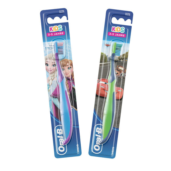 Hammasharja Oral-B Kids Frozen/Cars, 3-vuotiaasta alkaen, 1 kpl