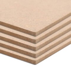 vidaXL MDF levyt 10 kpl suorakaide 120x60 cm 2,5 mm hinta ja tiedot | Muut huonekalutarvikkeet | hobbyhall.fi