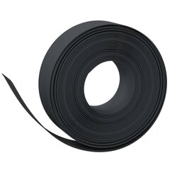 vidaXL Puutarhareunus 2 kpl musta 10 m 15 cm polyeteeni hinta ja tiedot | Aidat ja tarvikkeet | hobbyhall.fi