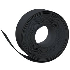 vidaXL Puutarhareunus 2 kpl musta 10 m 20 cm polyeteeni hinta ja tiedot | Aidat ja tarvikkeet | hobbyhall.fi