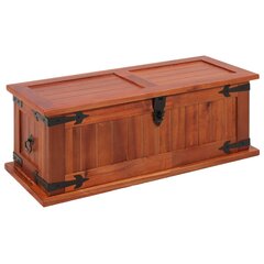 vidaXL Säilytysarkku kiinteä akaasiapuu 60x25x22 cm hinta ja tiedot | Säilytyslaatikot ja -korit | hobbyhall.fi