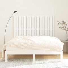 vidaXL Sängynpääty seinälle valkoinen 159,5x3x110 cm täysi mänty hinta ja tiedot | Sängyt | hobbyhall.fi