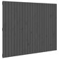 vidaXL Sängynpääty seinälle harmaa 140x3x110 cm täysi mänty hinta ja tiedot | Sängyt | hobbyhall.fi