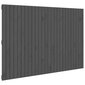 vidaXL Sängynpääty seinälle harmaa 166x3x110 cm täysi mänty hinta ja tiedot | Sängyt | hobbyhall.fi