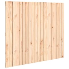 vidaXL Sängynpääty seinälle 127,5x3x110 cm täysi mänty hinta ja tiedot | Sängyt | hobbyhall.fi