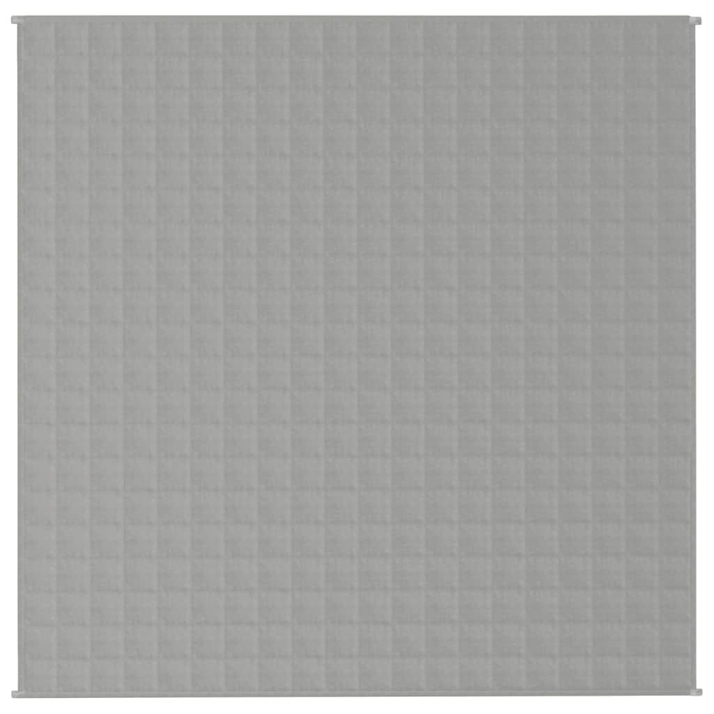 vidaXL Painopeitto harmaa 200x200 cm 9 kg kangas hinta ja tiedot | Peitot | hobbyhall.fi