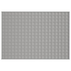 vidaXL Painopeitto harmaa 138x200 cm 10 kg kangas hinta ja tiedot | Peitot | hobbyhall.fi