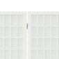 vidaXL Tilanjakaja 4 paneelia japanilaistyylinen 160x170cm valkoinen hinta ja tiedot | Sermit ja tilanjakajat | hobbyhall.fi