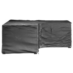 vidaXL Ulkokalustesuojat 2 kpl L-muoto 12 purjerengasta 185x185x70 cm hinta ja tiedot | Istuintyynyt, pehmusteet ja päälliset | hobbyhall.fi