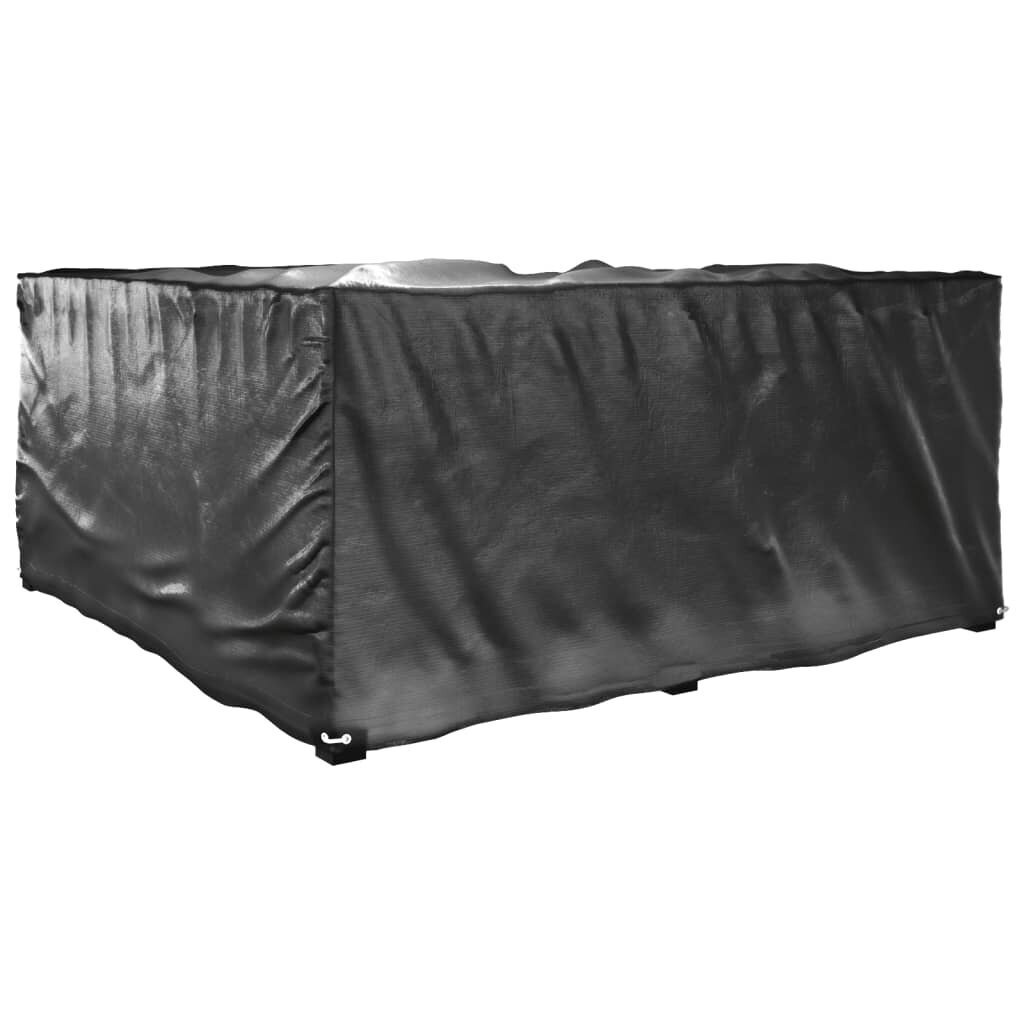 vidaXL Ulkokalustesuojat 2 kpl L-muoto 12 purjerengasta 185x185x90 cm hinta ja tiedot | Istuintyynyt, pehmusteet ja päälliset | hobbyhall.fi