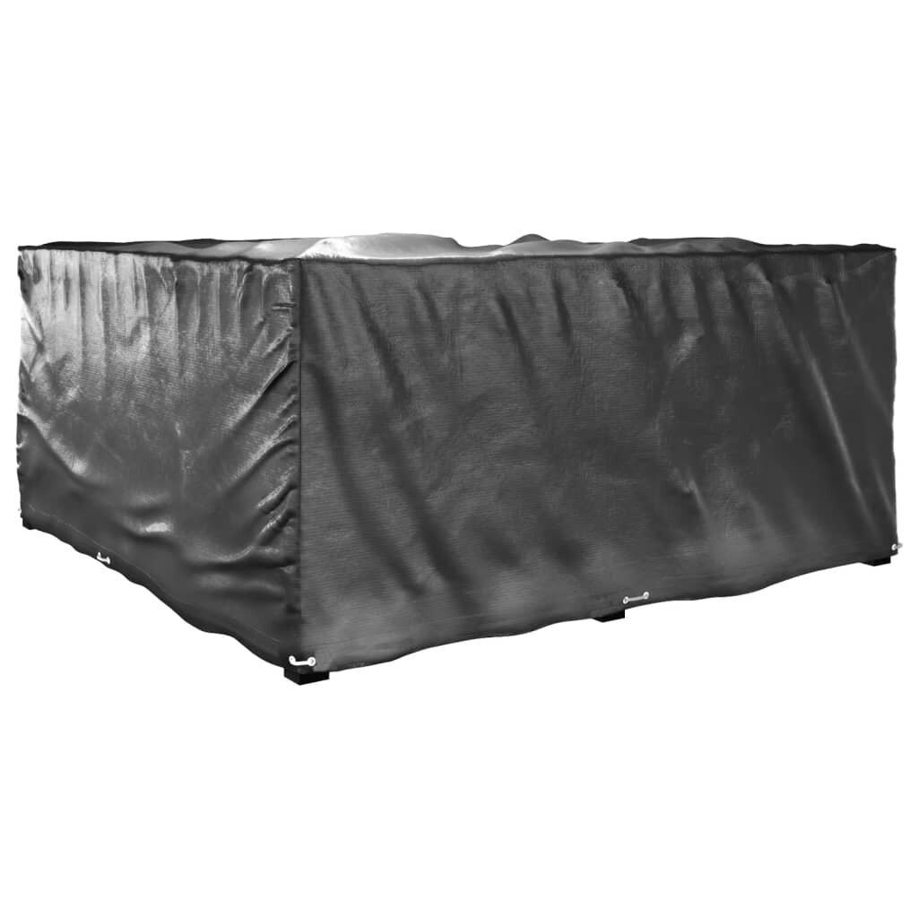 vidaXL Ulkokalustesuojat 2 kpl L-muoto 16 purjerengasta 215x215x90 cm hinta ja tiedot | Istuintyynyt, pehmusteet ja päälliset | hobbyhall.fi