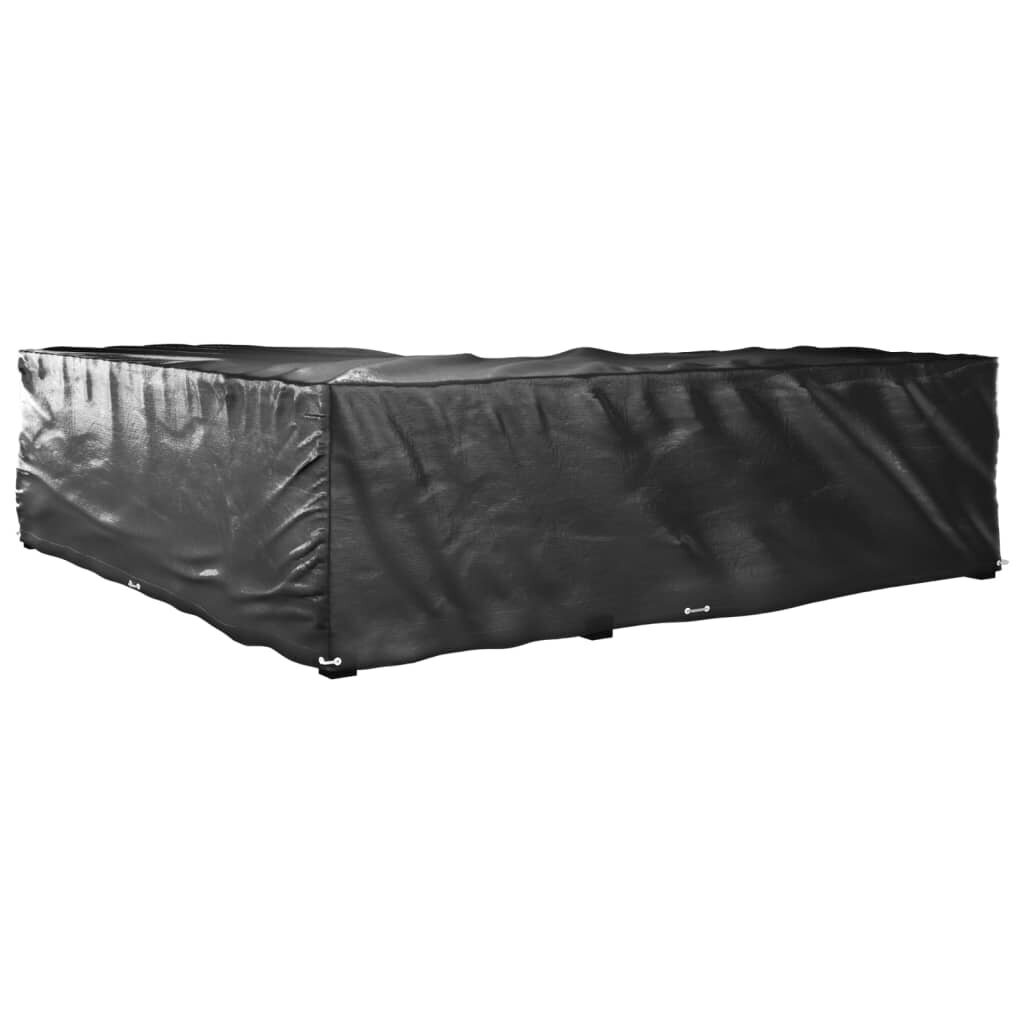 vidaXL Ulkokalustesuojat 2 kpl L-muoto 16 purjerengasta 250x250x70 cm hinta ja tiedot | Istuintyynyt, pehmusteet ja päälliset | hobbyhall.fi