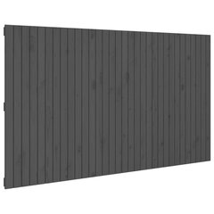 vidaXL Sängynpääty seinälle harmaa 204x3x110 cm täysi mänty hinta ja tiedot | Sängyt | hobbyhall.fi