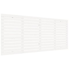 vidaXL Sängynpääty seinälle valkoinen 166x3x91,5 cm täysi mänty hinta ja tiedot | Sängyt | hobbyhall.fi