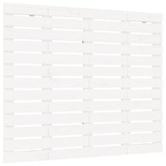 vidaXL Sängynpääty seinälle valkoinen 146x3x91,5 cm täysi mänty hinta ja tiedot | Sängyt | hobbyhall.fi