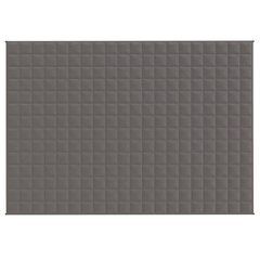 vidaXL Painopeitto harmaa 138x200 cm 10 kg kangas hinta ja tiedot | Peitot | hobbyhall.fi