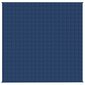 vidaXL Painopeitto sininen 200x200 cm 13 kg kangas hinta ja tiedot | Peitot | hobbyhall.fi