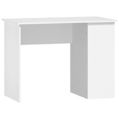 vidaXL Työpöytä valkoinen 100x55x75 cm tekninen puu hinta ja tiedot | Tietokonepöydät ja työpöydät | hobbyhall.fi