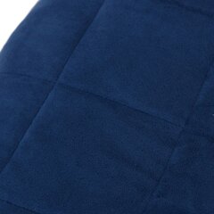 vidaXL Painopeitto sininen 155x220 cm 11 kg kangas hinta ja tiedot | Peitot | hobbyhall.fi