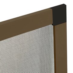 vidaXL Hyönteisverkko ikkunaan ruskea 100x120 cm hinta ja tiedot | Hyttysverkot | hobbyhall.fi