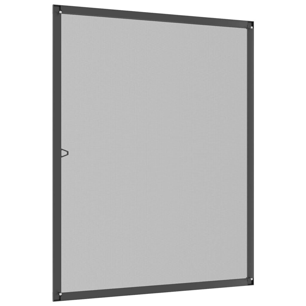 vidaXL Hyönteisverkko ikkunaan antrasiitti 100x120 cm hinta ja tiedot | Hyttysverkot | hobbyhall.fi