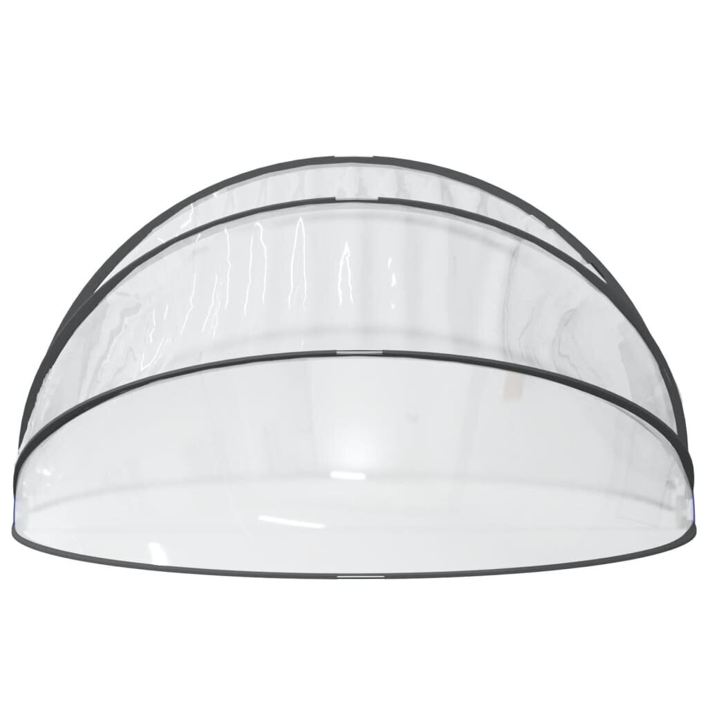 vidaXL Uima-altaan kupoli pyöreä 406x203 cm PVC hinta ja tiedot | Uima-allastarvikkeet | hobbyhall.fi