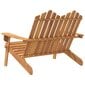 vidaXL Adirondack puutarhapenkki 126 cm täysi akasiapuu hinta ja tiedot | Puutarhapenkit | hobbyhall.fi