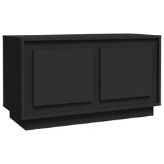 vidaXL TV-taso musta 80x35x45 cm tekninen puu hinta ja tiedot | TV-tasot | hobbyhall.fi