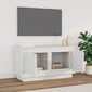 vidaXL TV-taso valkoinen 80x35x45 cm tekninen puu hinta ja tiedot | TV-tasot | hobbyhall.fi