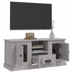 vidaXL TV-taso harmaa Sonoma 100x35,5x45 cm tekninen puu hinta ja tiedot | TV-tasot | hobbyhall.fi